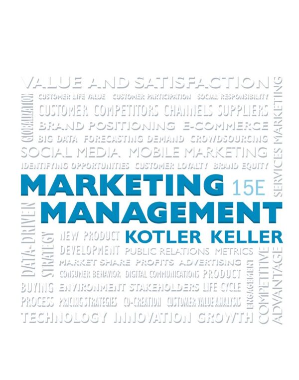 Marketing Management 15th Edition