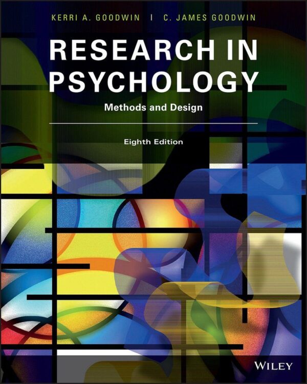 Research in Psychology Methods and Design 8th Edition